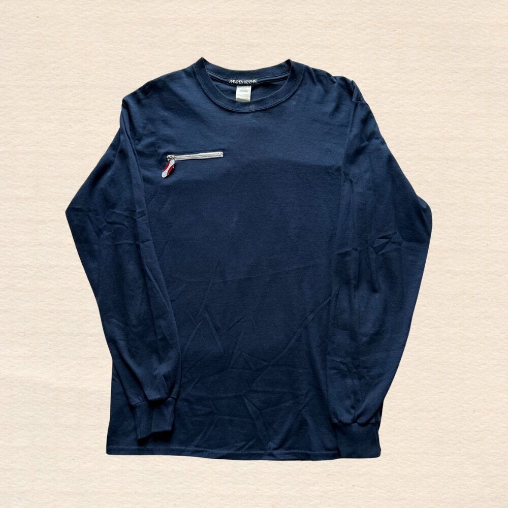 Martin Keehn New York Skateboard Zipper Cotton Long Sleeve